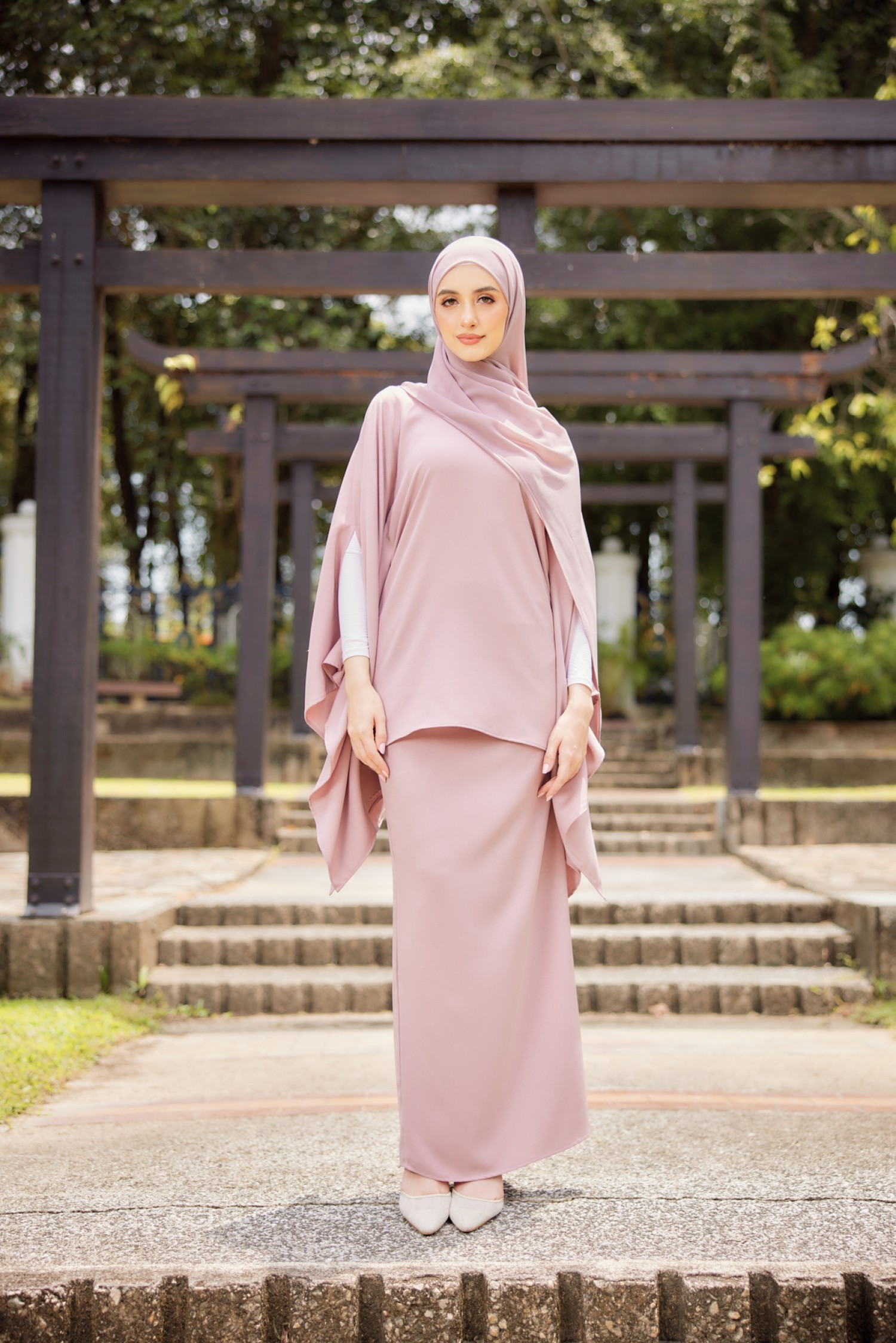 Kaftan Amber In Dusty Rose