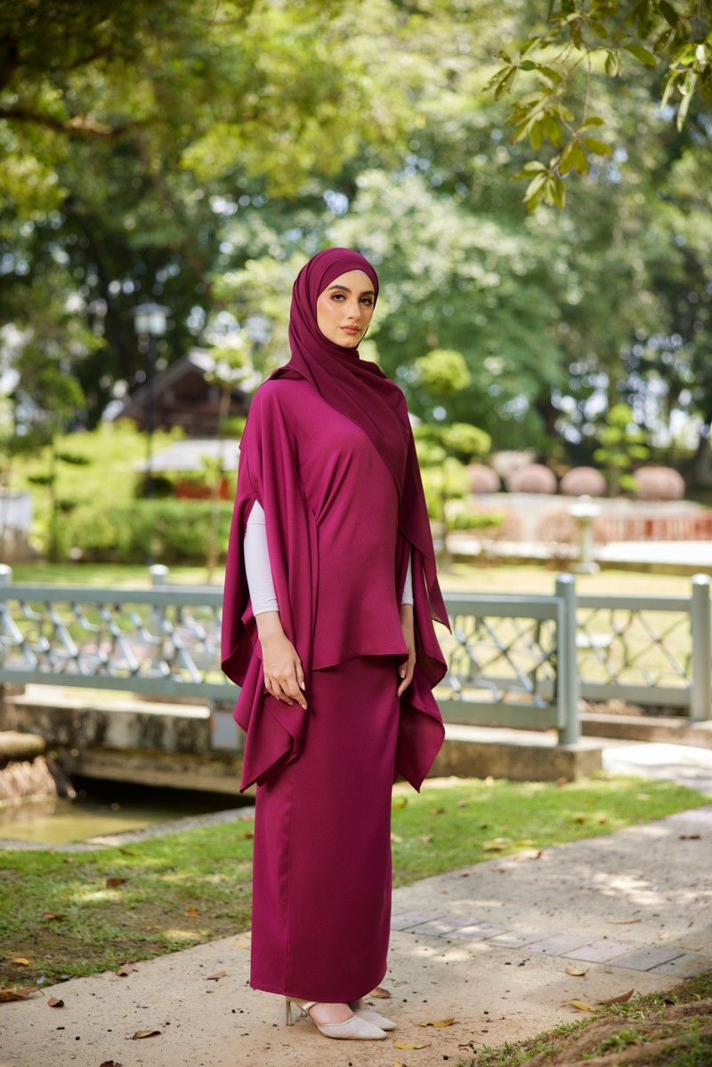 Kaftan Amber In Raspberry