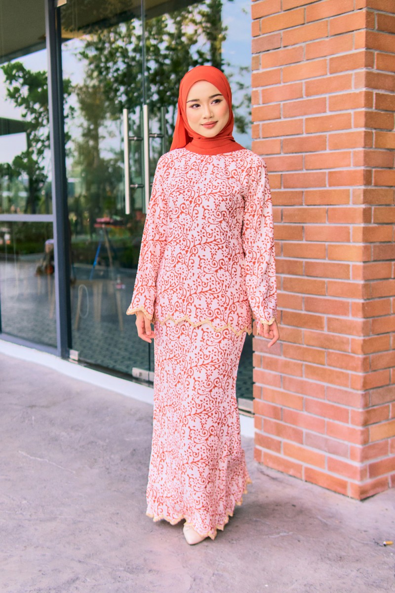 Kurung Natalie In Butterscotch