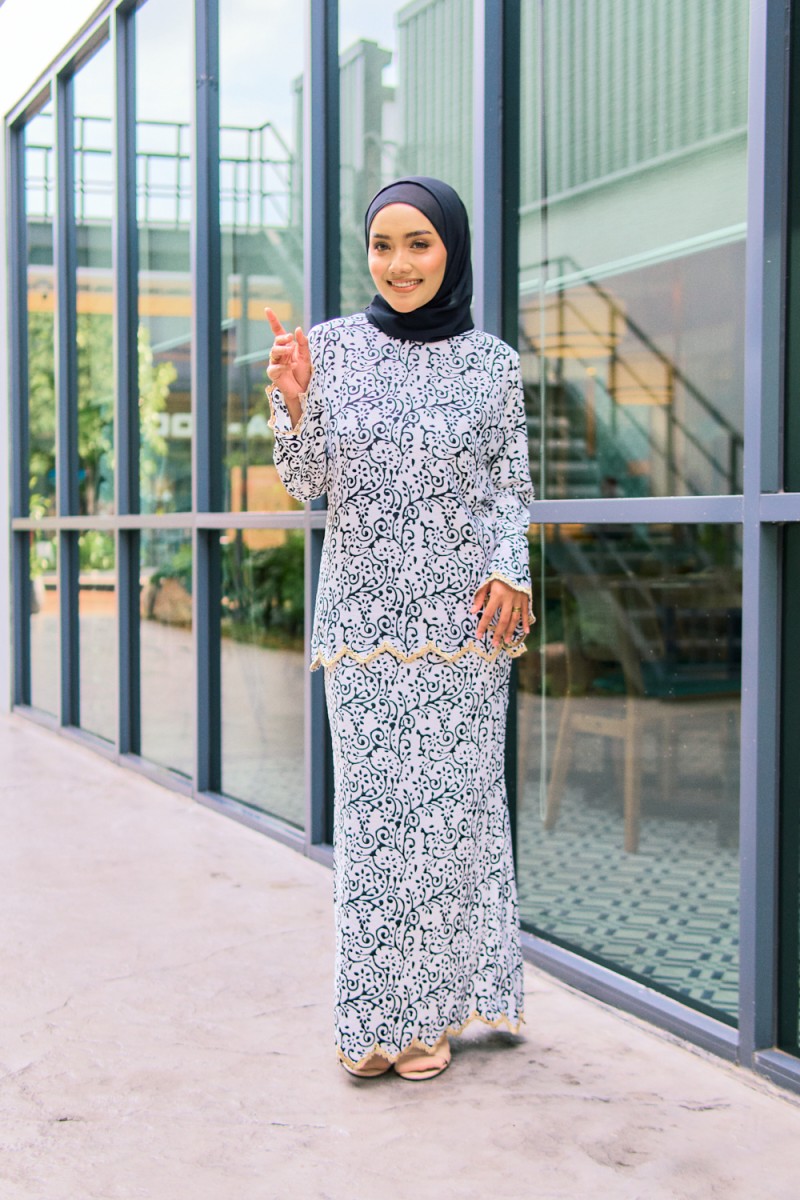 Kurung Natalie In Cookies Cream