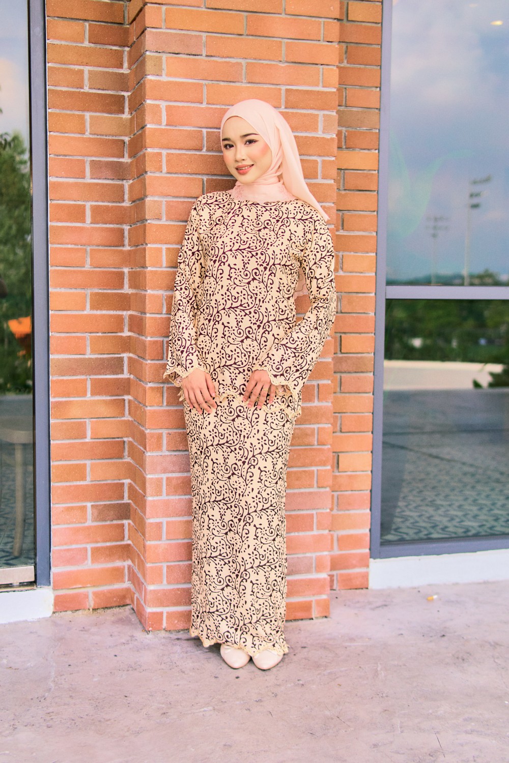 Kurung Natalie In Chocolate Chip