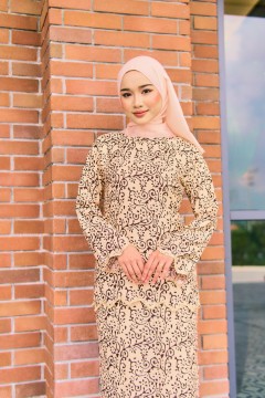 Kurung Natalie In Chocolate Chip