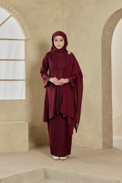 Kebaya Teja In Maroon