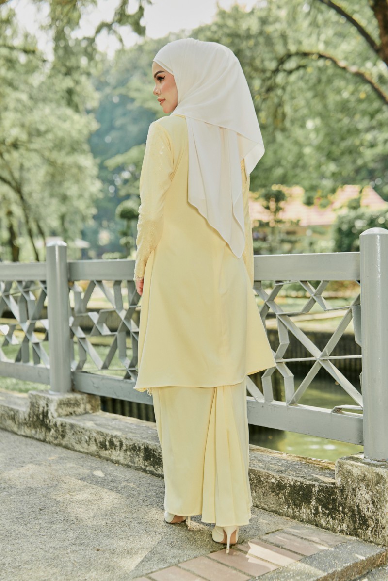 Kebaya Grace In Baby Yellow