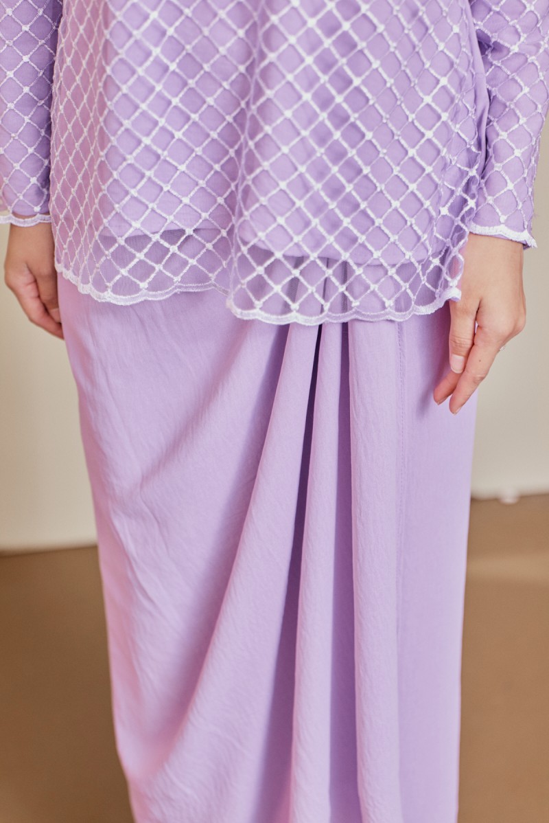 Kurung Nada In Lilac Purple