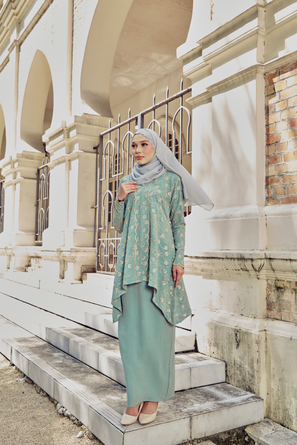 Kebaya Mayssa In Mint Green