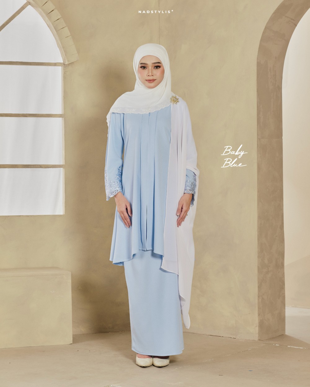 Kebaya Teja In Baby Blue