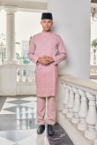 (Slim Fit) Baju Melayu Juma In Mauve