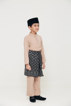 Baju Melayu Juma Kids In Beige