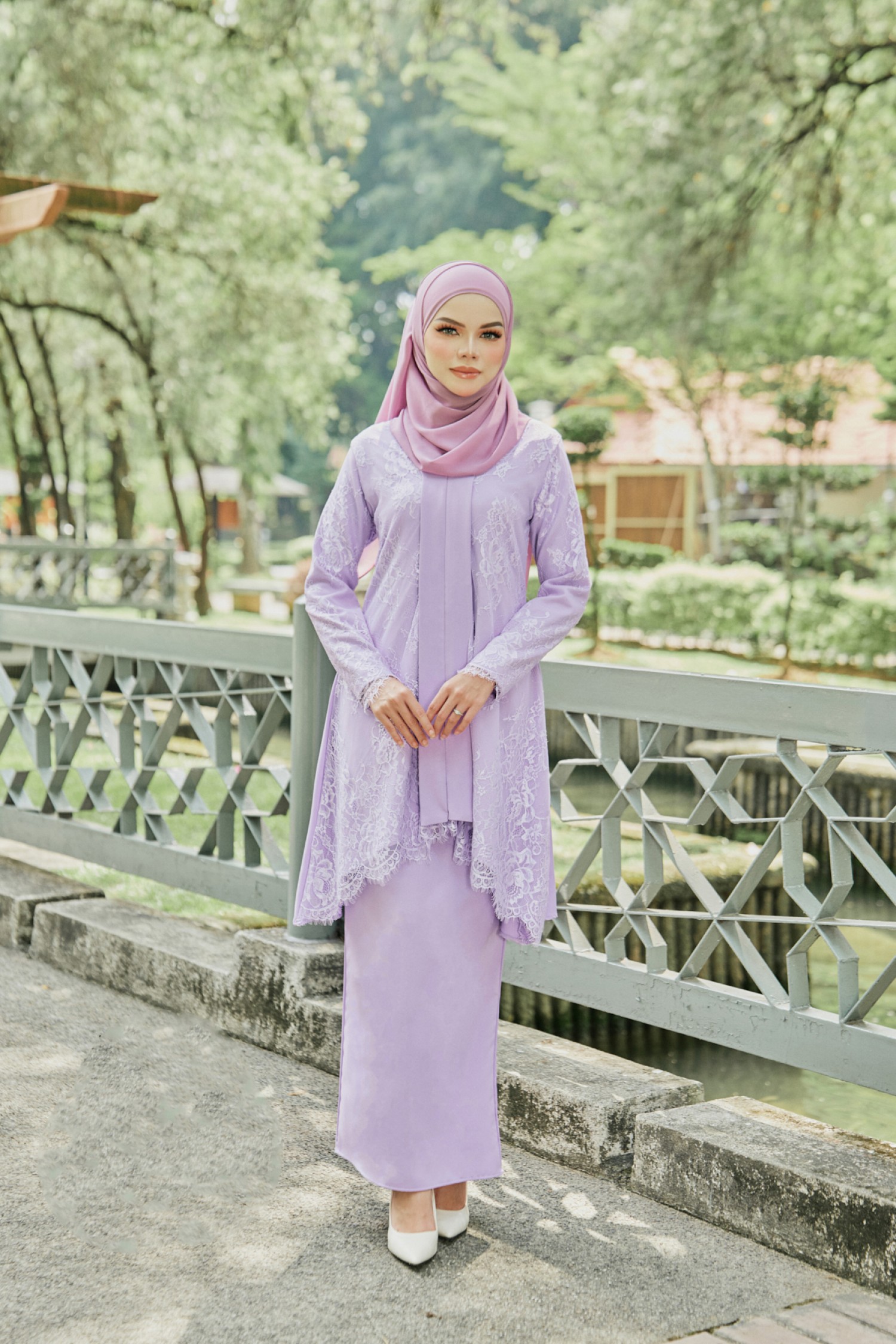 Kebaya Grace In Lilac Purple